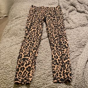 Leopard Leggings women's sz Med